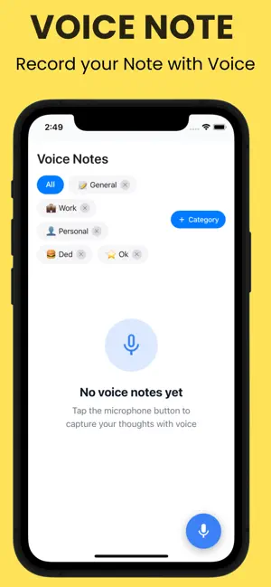 Voice Note: Audio Notes AI screenshot 1