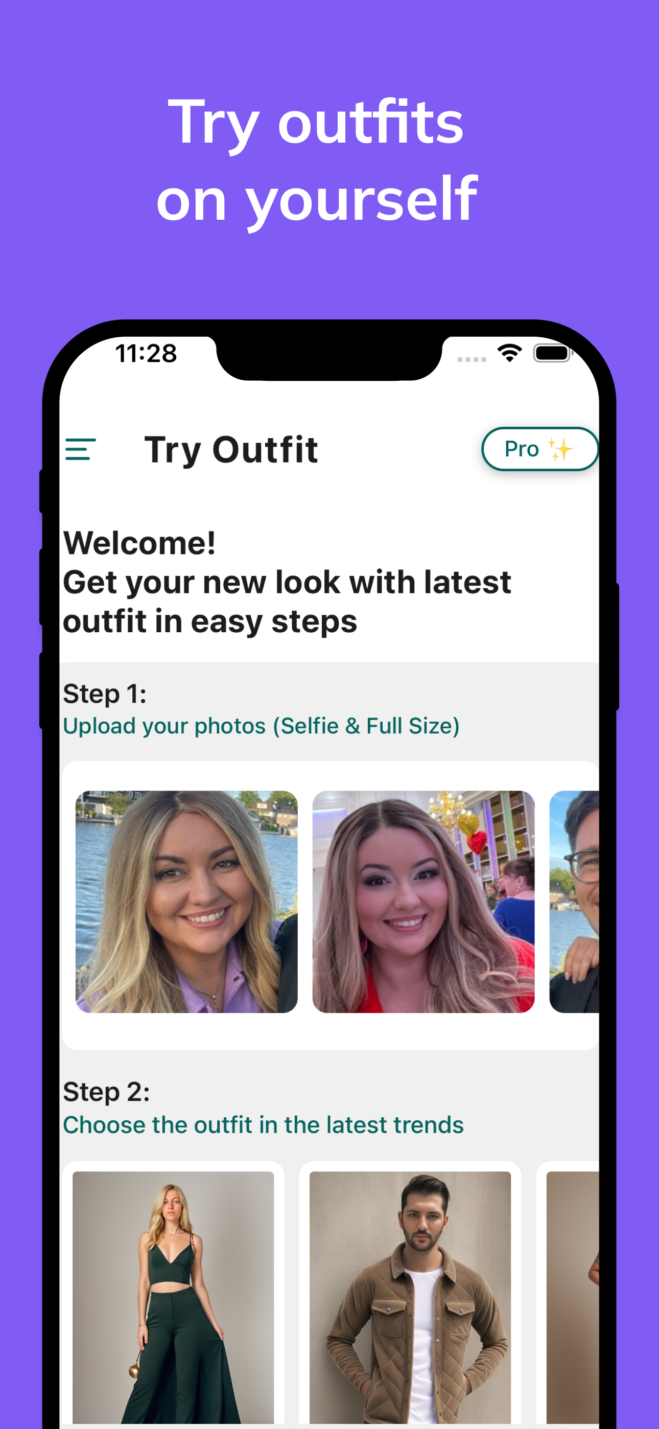 Try on Outfits