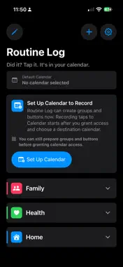 Routine Log - Calendar Notes screenshot 3
