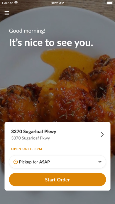 The Wing Suite iPhone screenshot 2 - Food & Drink app