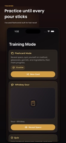 Cocktail Guide Trainer screenshot