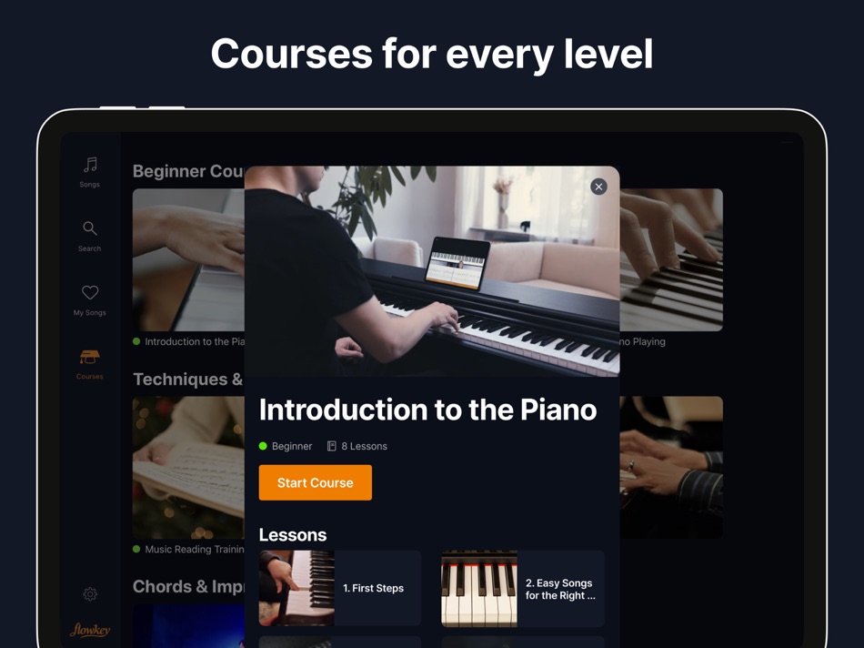 #2. flowkey – Learn to Play Piano (iOS) بواسطة: flowkey GmbH