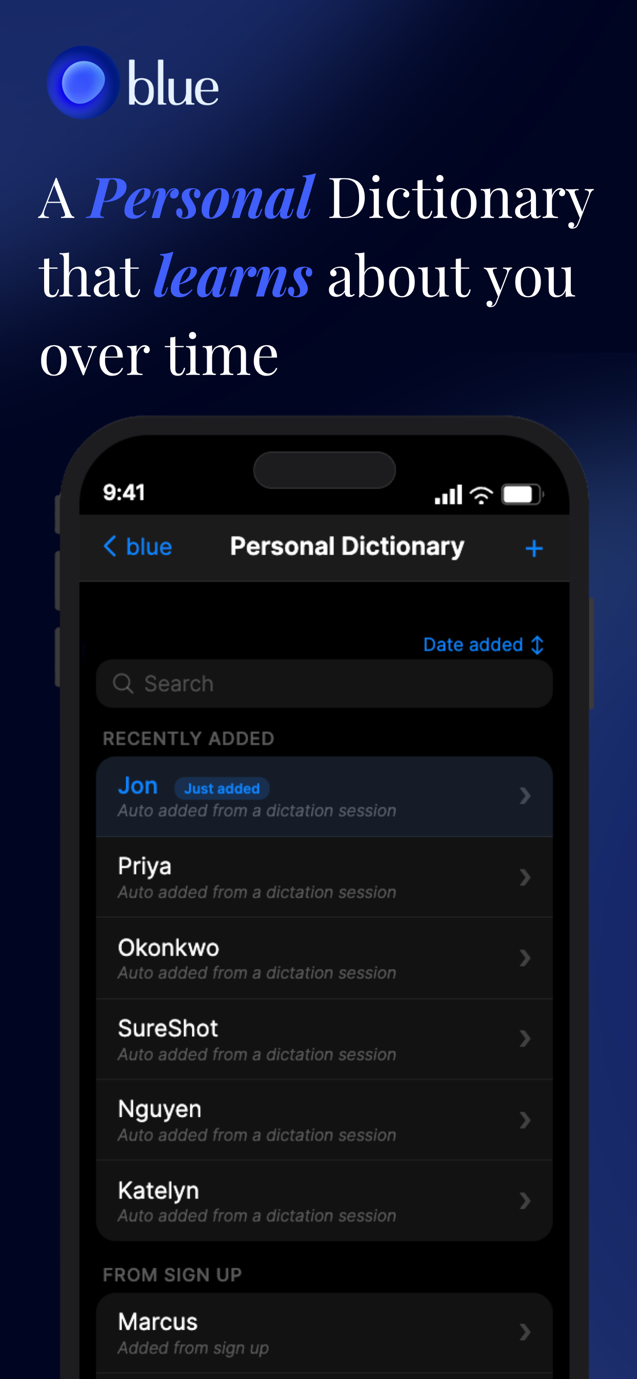 Blue Smart Dictation Keyboard screenshot 4