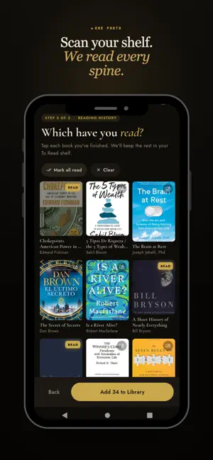 Hylle: AI Book Library iPhone screenshot 1