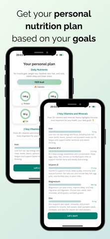 Nutria: Food & Vitamin Tracker Screenshot 4 of 6