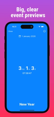 NumDays2 iPhone screenshot