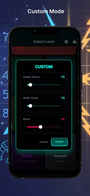 MZ Minesweeper - Neon Logic screenshot 3