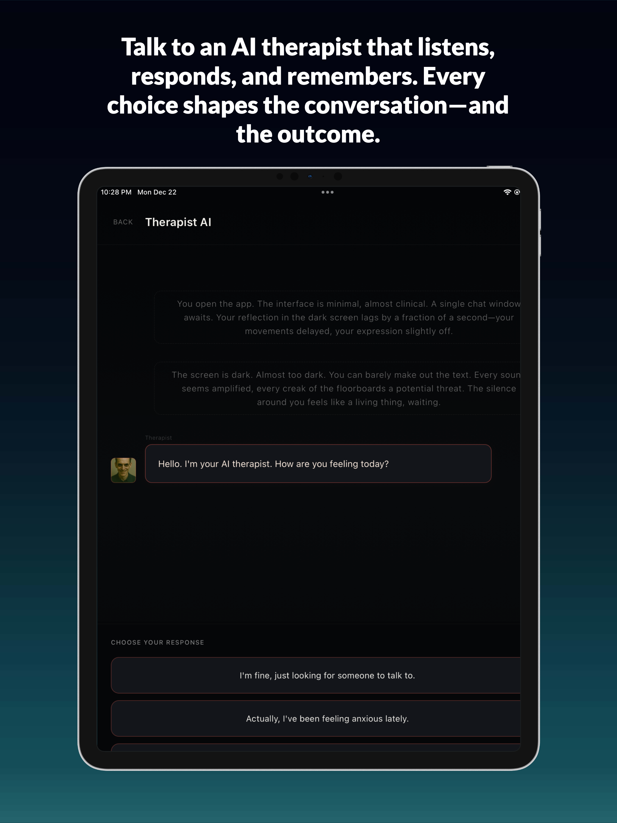 Therapist AI: Horror Game
