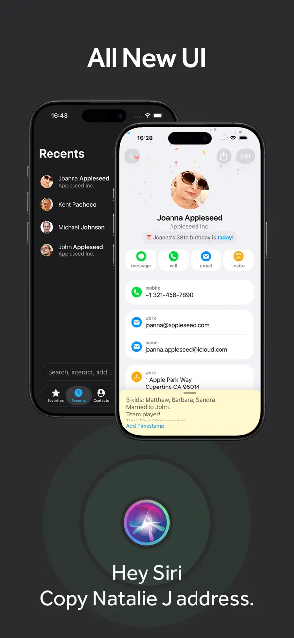 #3. Cardhop Contacts (iOS) Av: Flexibits Inc.