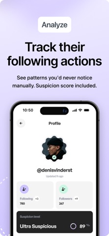Recent Follower Tracker - Folo Screenshot 5 of 6