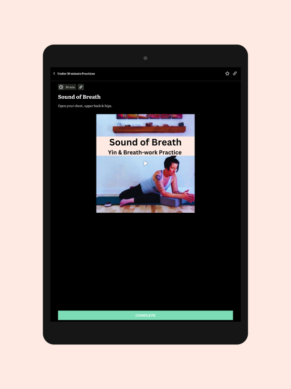 SolefulYin Yoga app screenshot 3