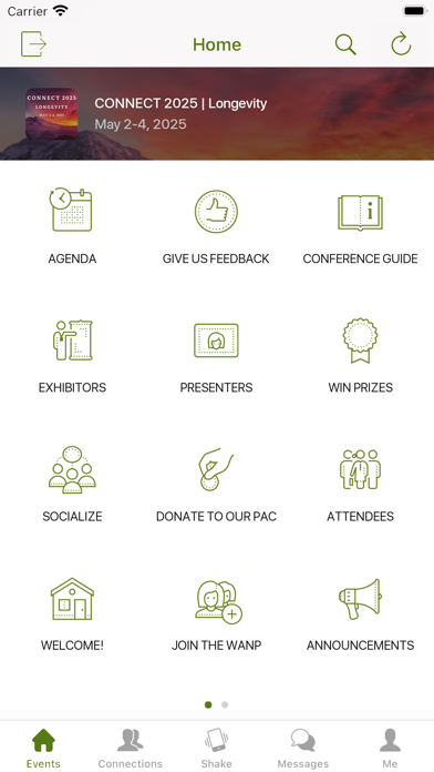 WANP CONNECT iPhone screenshot 3 - Business app