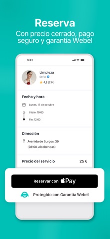 Webel - Servicios a domicilio iPhone screenshot 5