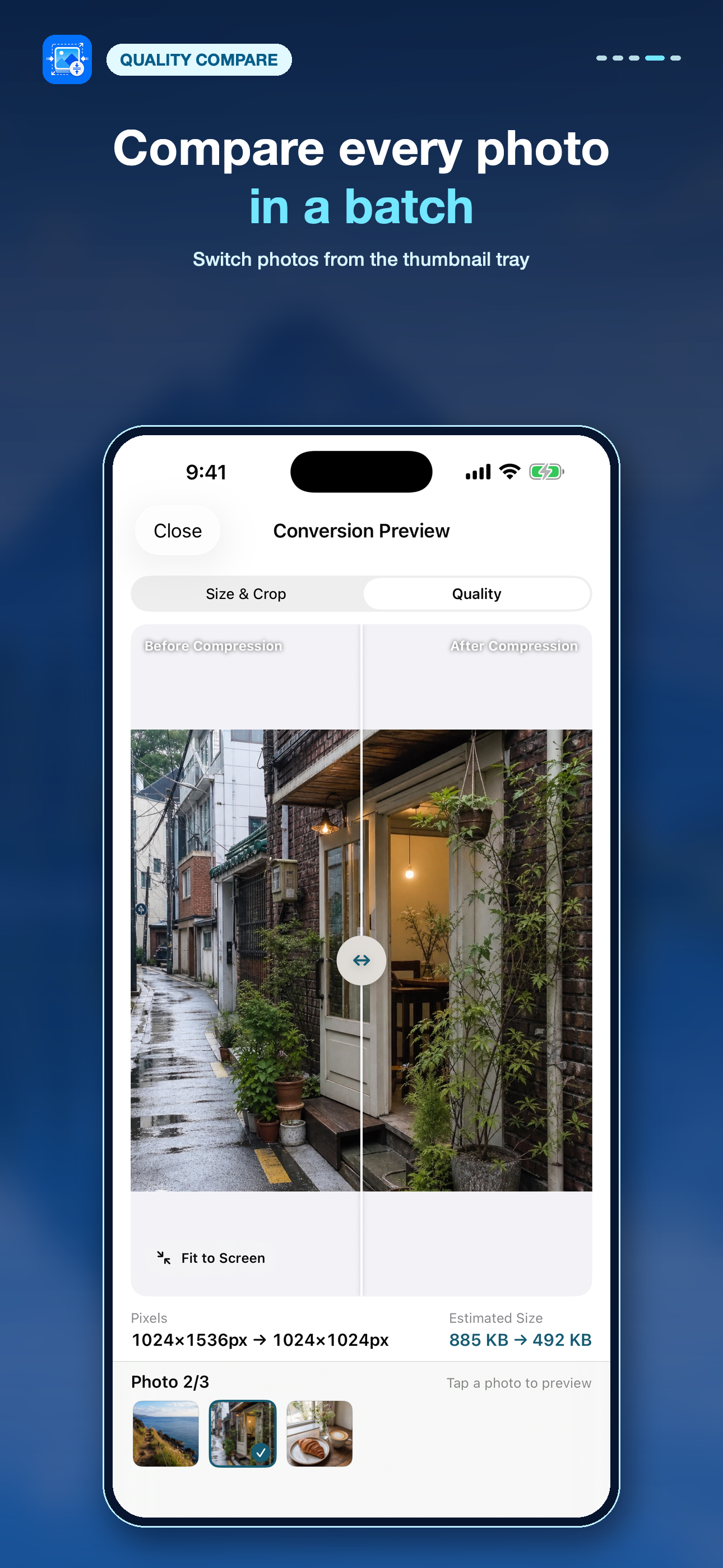 Photo Resize Compressor screenshot 4