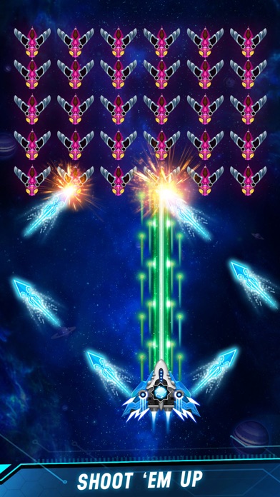 Galaxy Attack: Space Shooter Screenshot 1 - AppWisp.com Galaxy Attack: Space Shooter Screenshot 1 - AppWisp.com