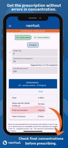NeoFast Calc screenshot