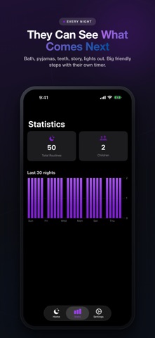 BedtimeBox - Bedtime Routine iPhone screenshot