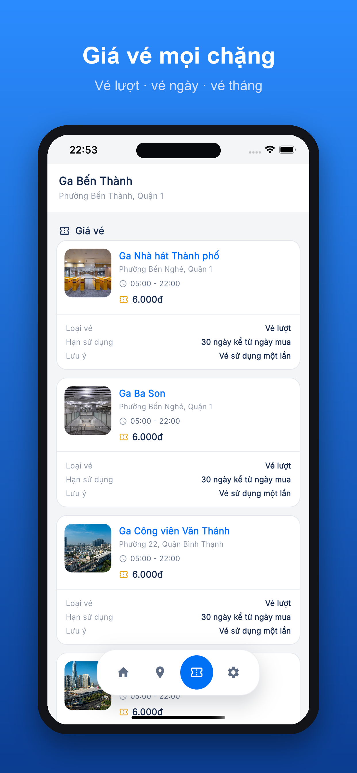 ViMetro: Lịch tàu và giá vé screenshot 3