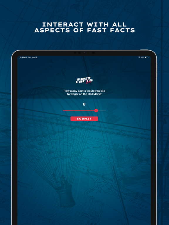 Chartybot - Fast Facts Live iPad screenshot 3 - Entertainment app