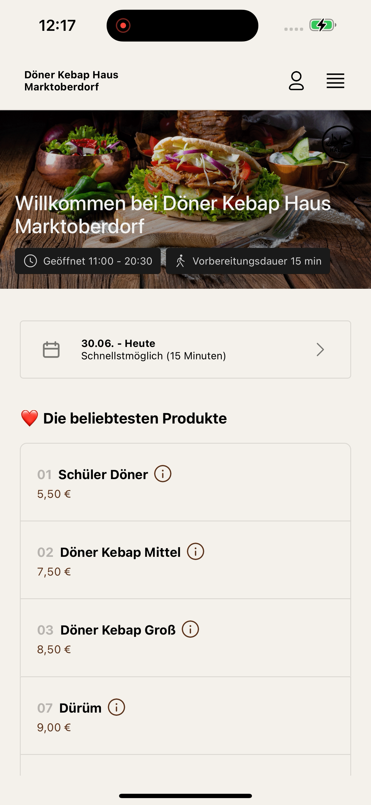 Döner Kebap Haus Marktoberdorf