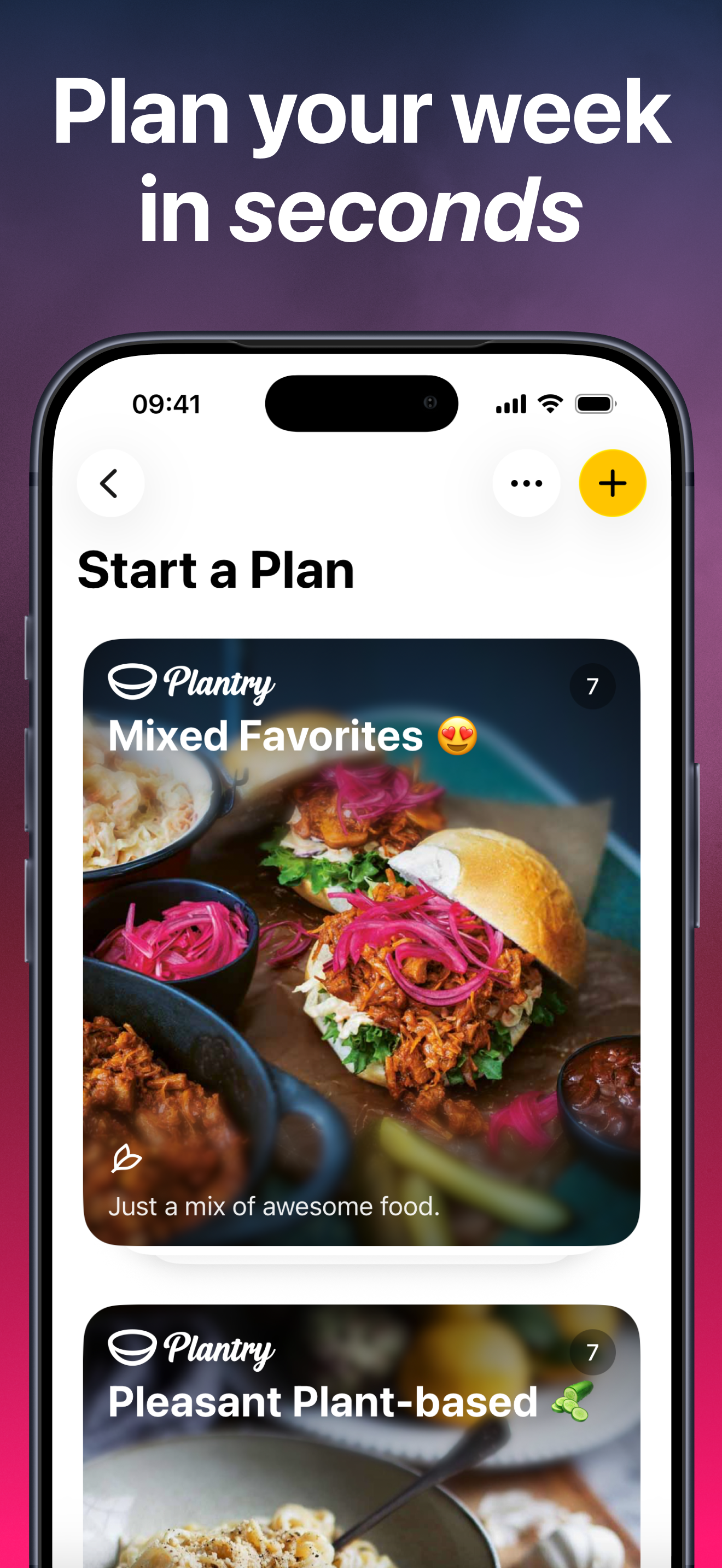 Plantry Meal Planner & Recipes screenshot 4