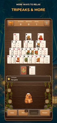 Capybara Solitaire: Onsen screenshot 5