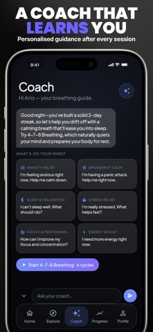 Zephyr: Breathing Exercises Screenshot 9 of 10