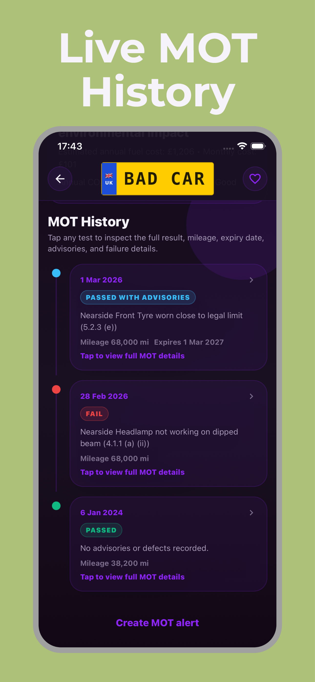 IsItAGoodCar: UK Vehicle Check screenshot 3