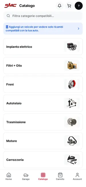 SMC Ricambi Auto screenshot 2