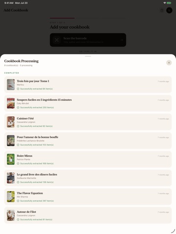 Millefeuille iPad screenshot