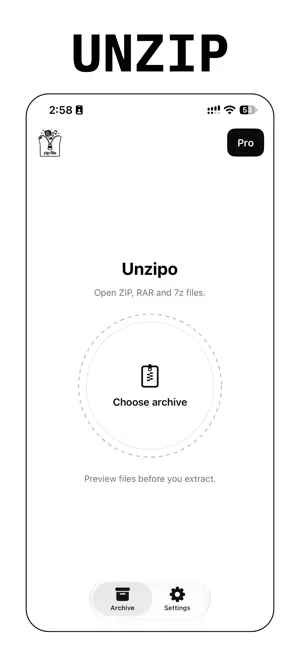 Unzipo: Zip File Opener & RAR screenshot 4