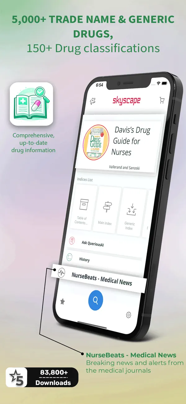 Screenshot #2 pour Davis’s Drug Guide for Nurses