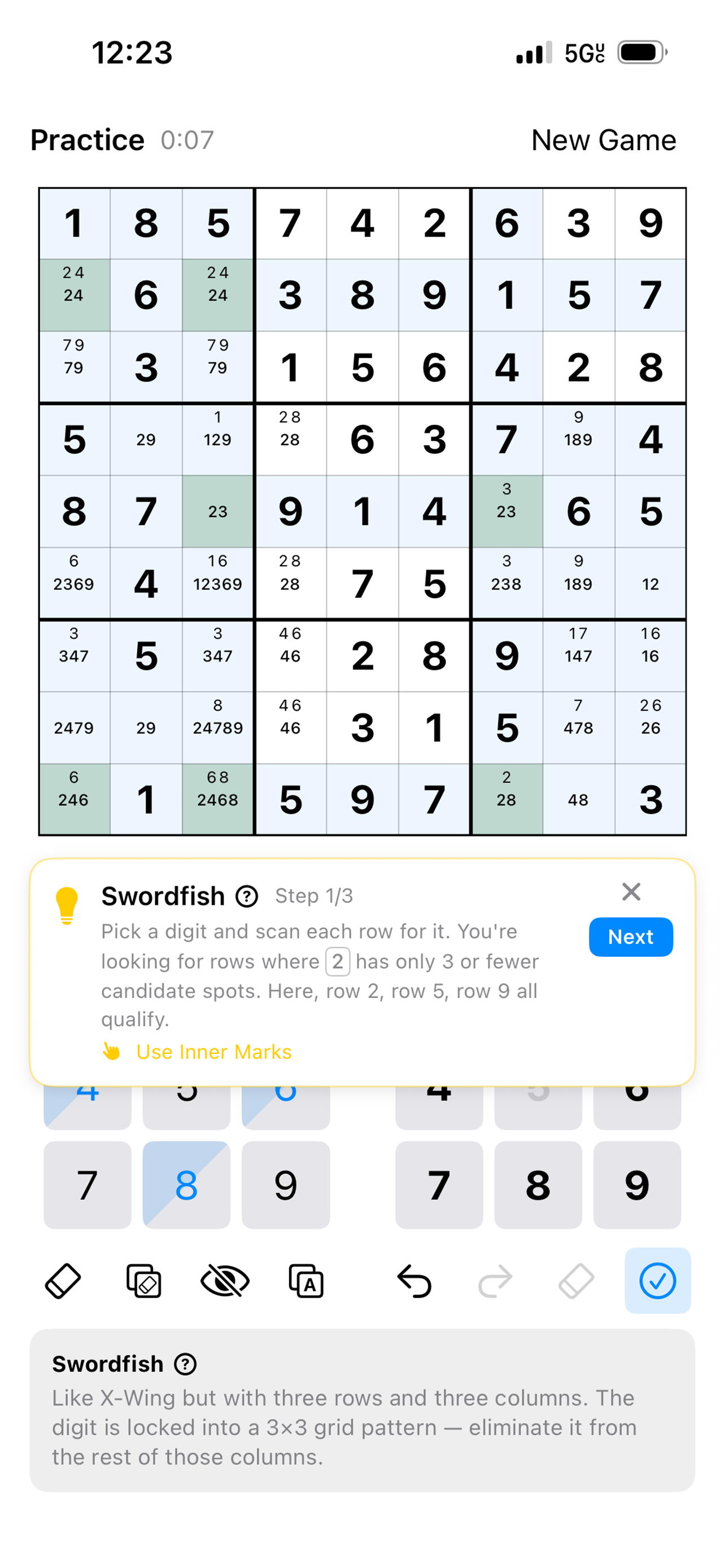 Pencilmark Sudoku screenshot 5