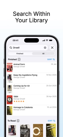Reading List: Book Tracker screenshot
