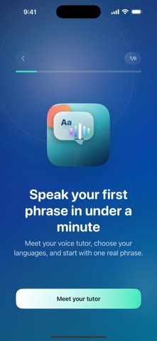 Speak & Learn: AI Tutor Screenshot 1 of 5
