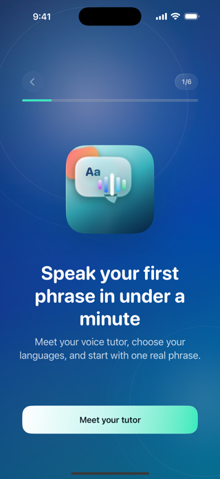 Speak & Learn: AI Tutor Screenshot 1 of 5