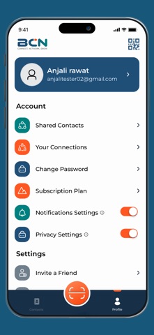 Business Contact Network screenshot