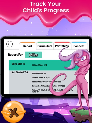 Monster Math : Kids Fun Games iPad screenshot