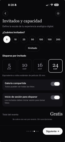 Carrete — Álbum de evento screenshot
