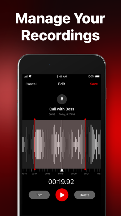 Call Recorder for iPhone. screenshot 2