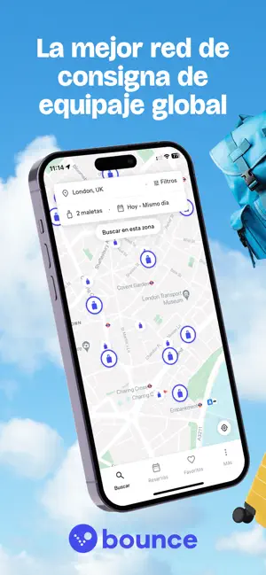 Bounce: Consigna de Equipaje iPhone screenshot 1