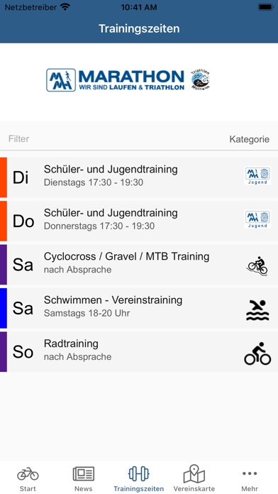 Marathon Triathlon Mülheim Screenshot