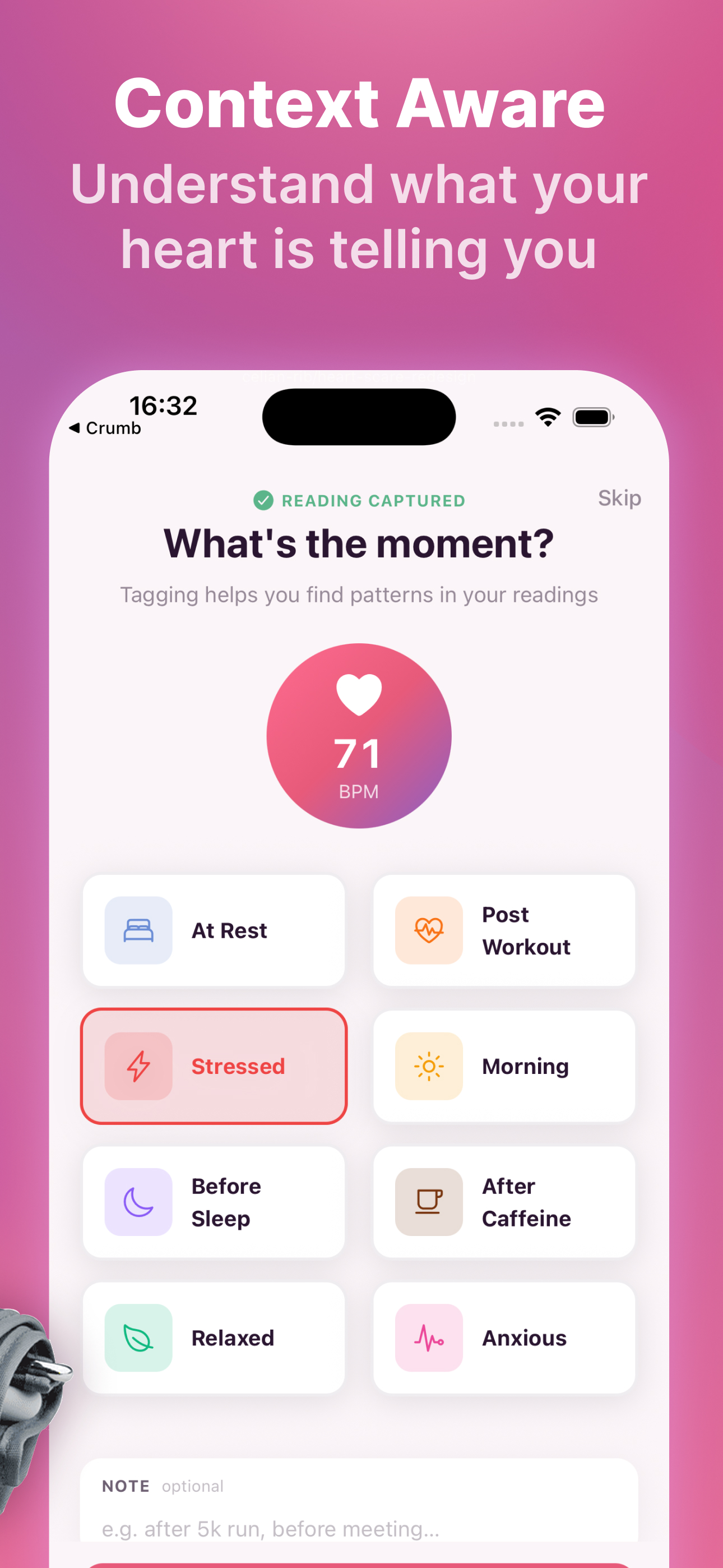 Pulsy - Heart Rate & BP Log