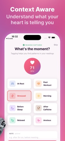 Pulsy - Heart Rate & BP Log screenshot