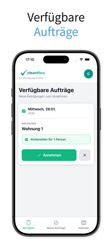 CleanFlow - Team iPhone screenshot