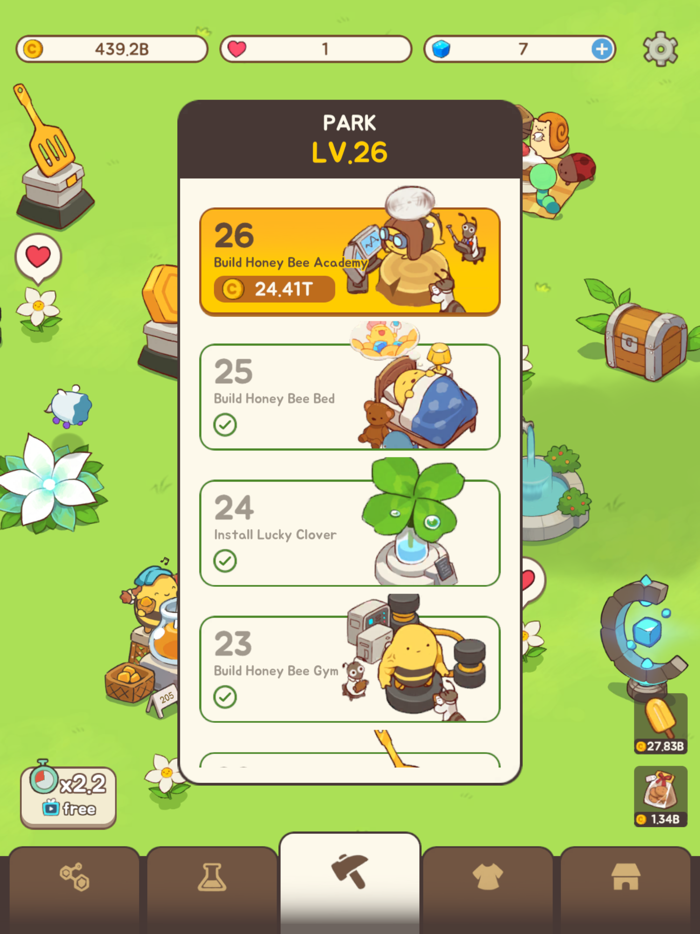 Honey Bee Park Garden Tycoon