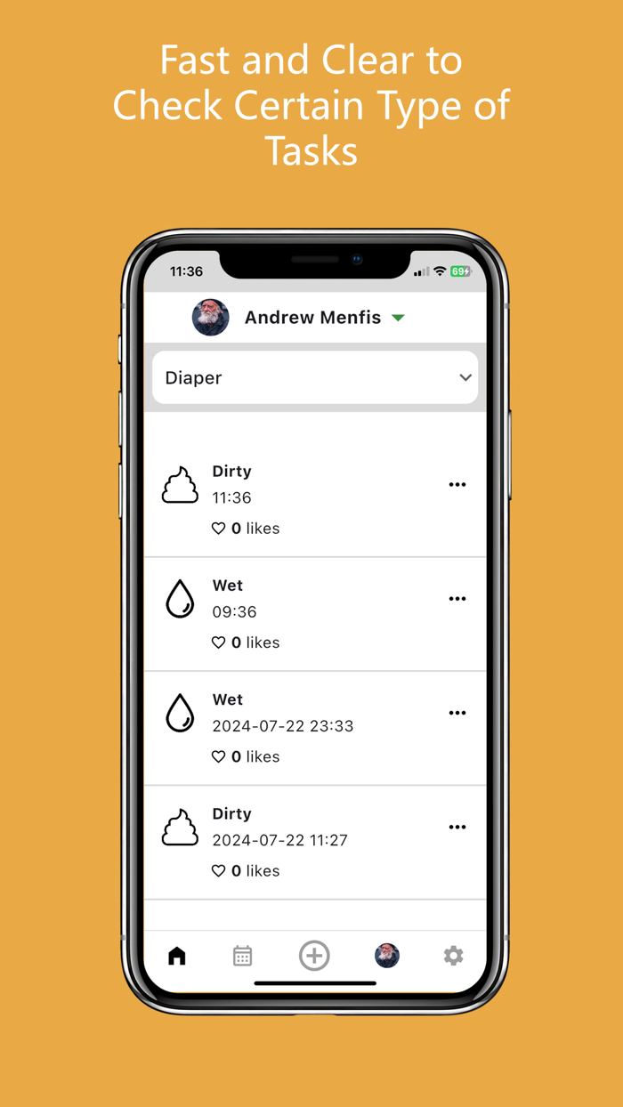 سجل الرعاية - Care Logger