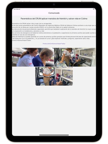 Balto Colima iPad screenshot 2