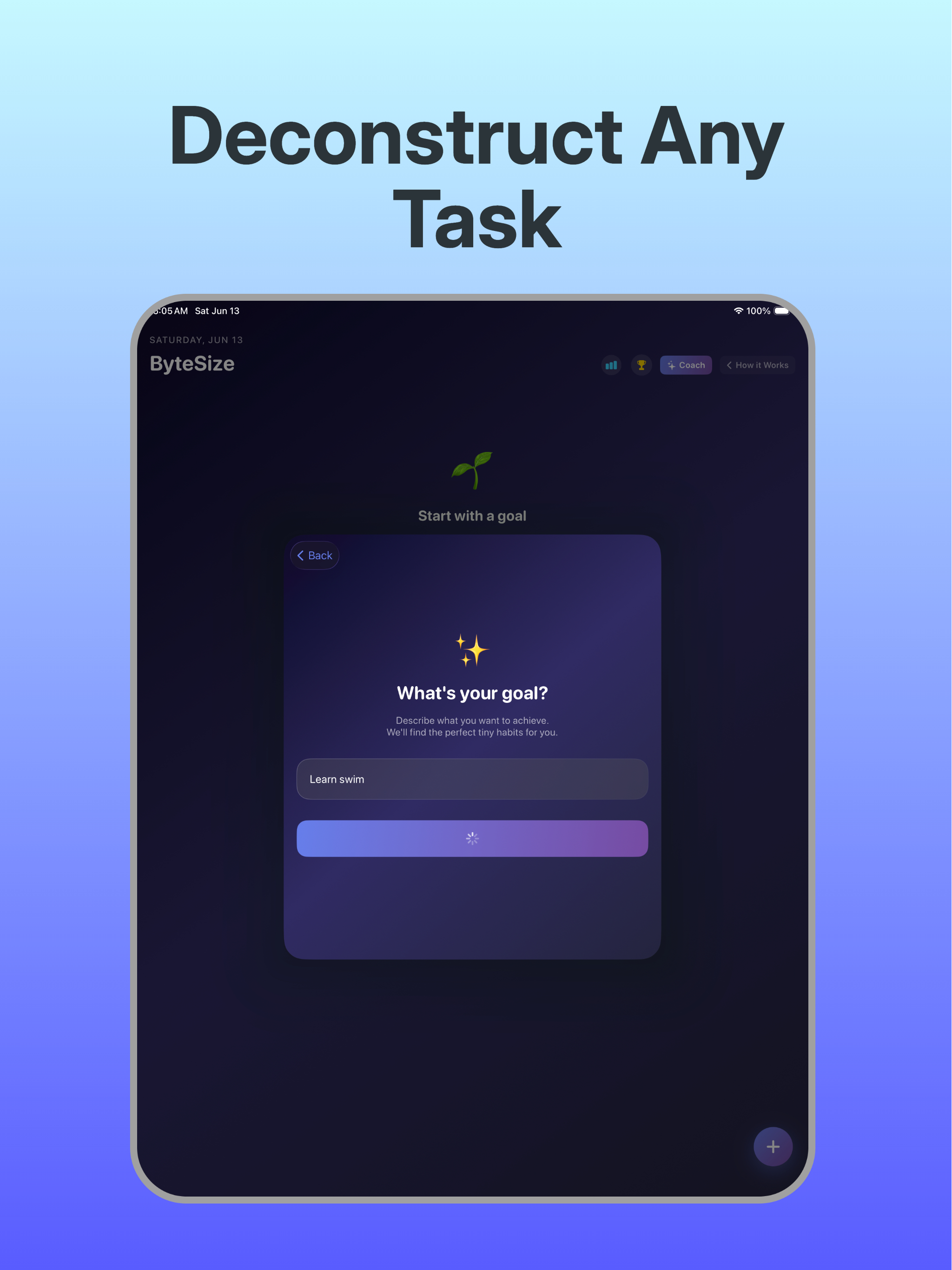 ByteSize: Break Down Goals screenshot 8