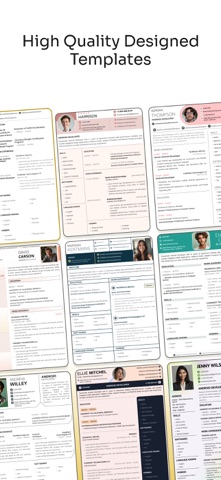 Resume Maker: CV Builder PDF iPhone screenshot